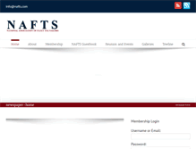 Tablet Screenshot of nafts.com